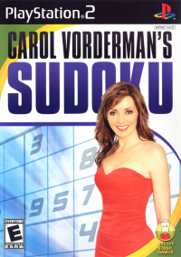 Carol Vorderman's Sudoku PAL Playstation 2 PAL box art
